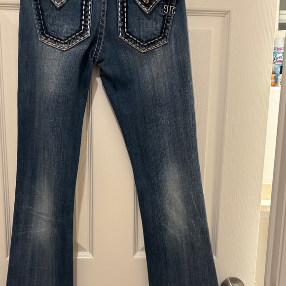 Miss Me Indigo Boot Cut Jeans with Embellished Pockets - Picture 10 of 13